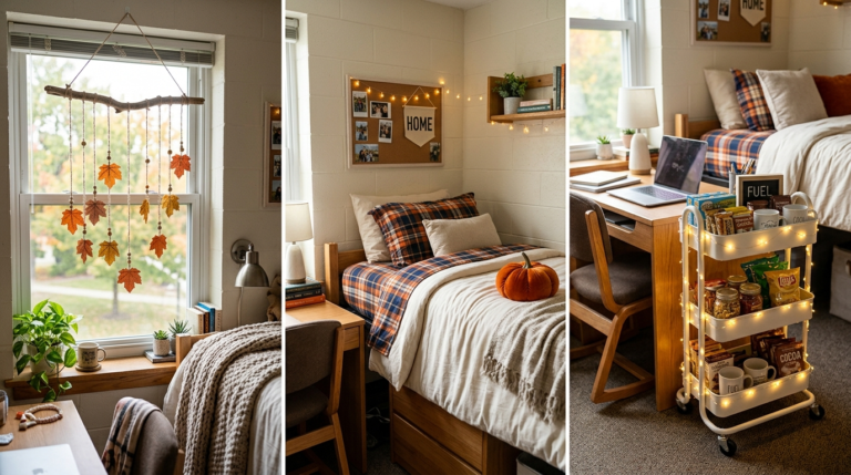 25 Cheap DIY Fall Room Decor Ideas for a Cozy College Dorm Room
