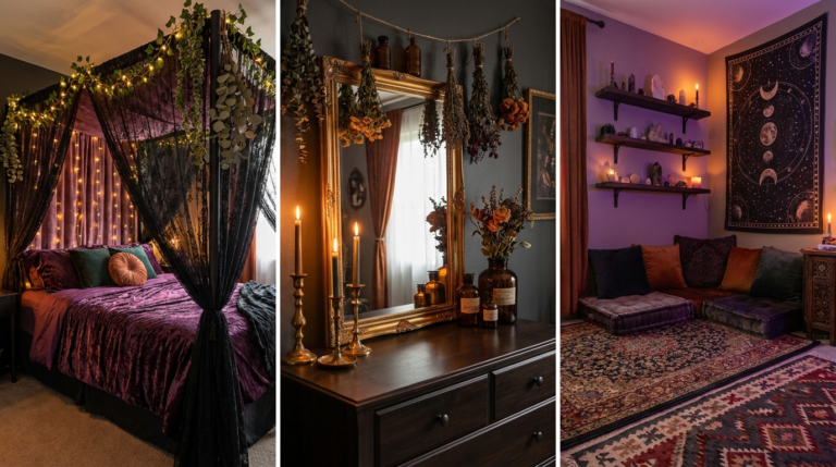 25 Whimsigoth Spooky Fall Bedroom Decor Ideas for a Witchy Autumn Aesthetic