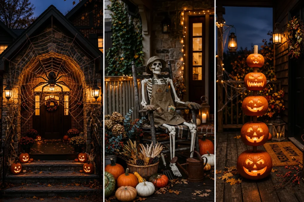 halloween front porch decor ideas