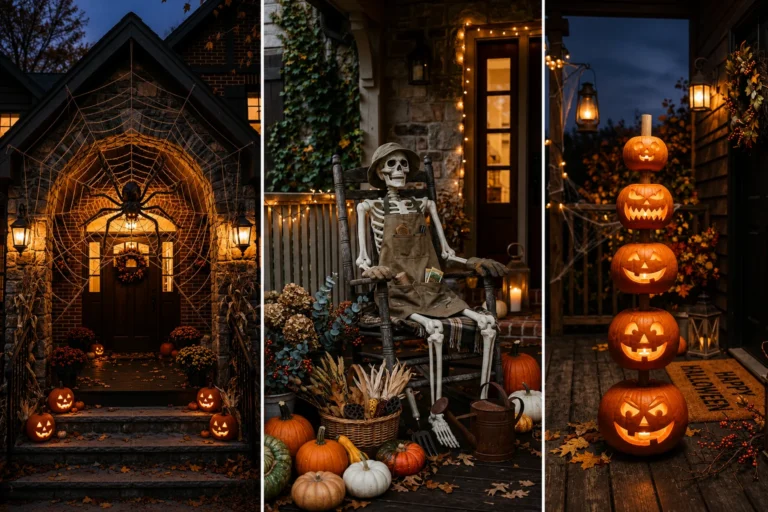 halloween front porch decor ideas