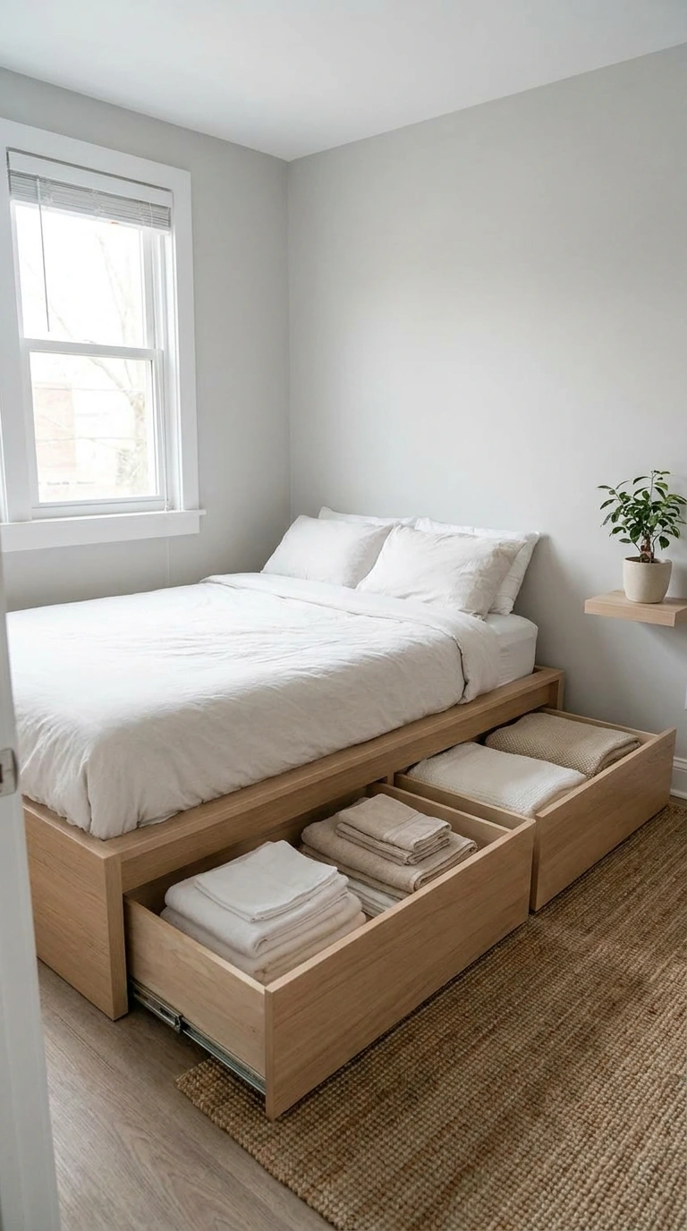 apartment storage ideas no drilling 1