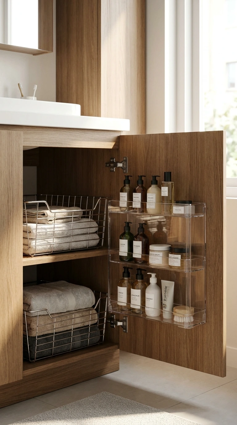 apartment storage ideas no drilling 12