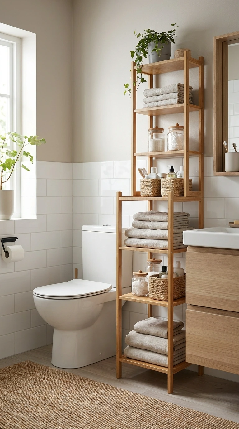 apartment storage ideas no drilling 22