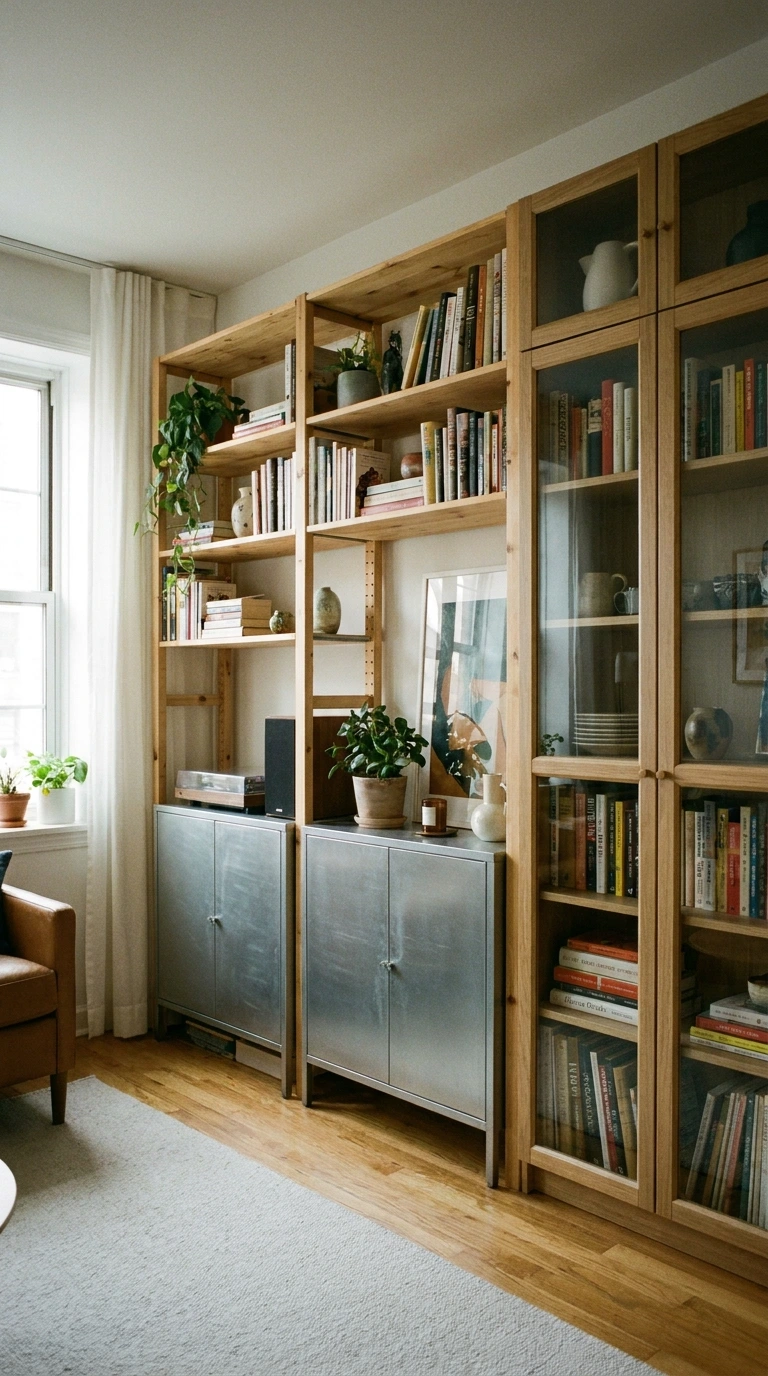 apartment storage ideas no drilling 25