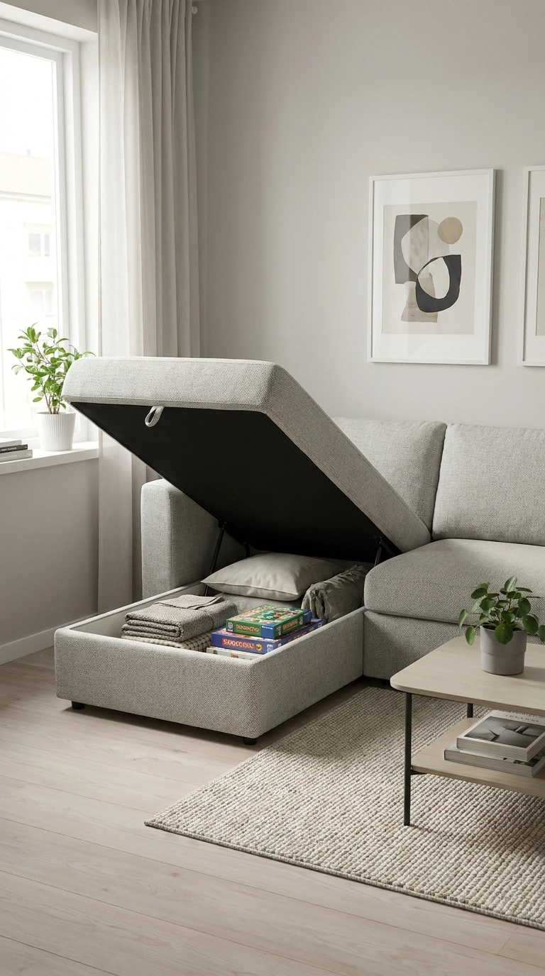 apartment storage ideas no drilling 3
