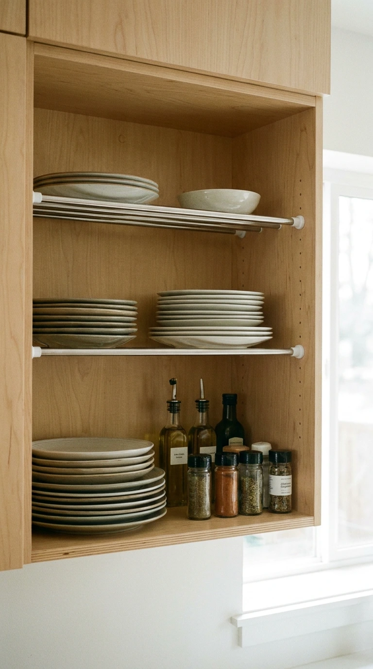 apartment storage ideas no drilling 4