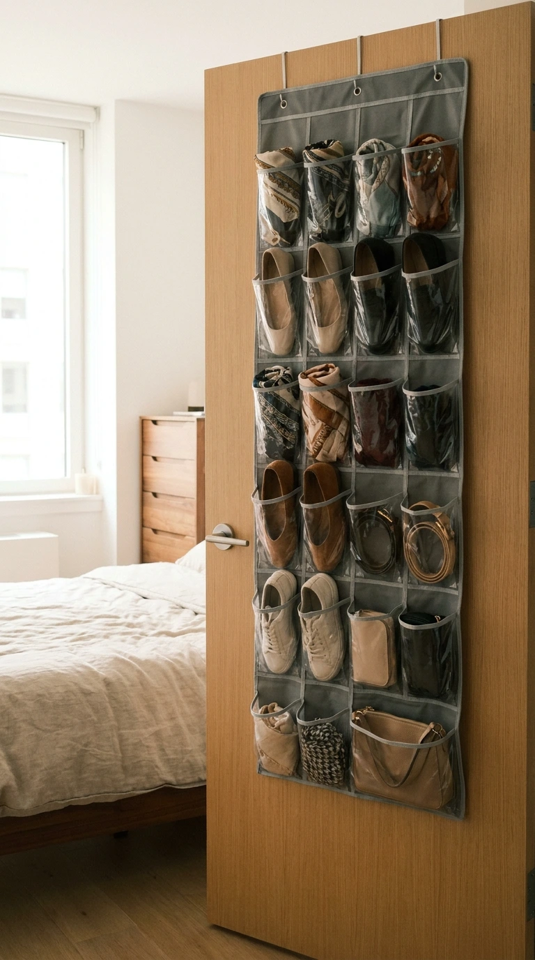 apartment storage ideas no drilling 7
