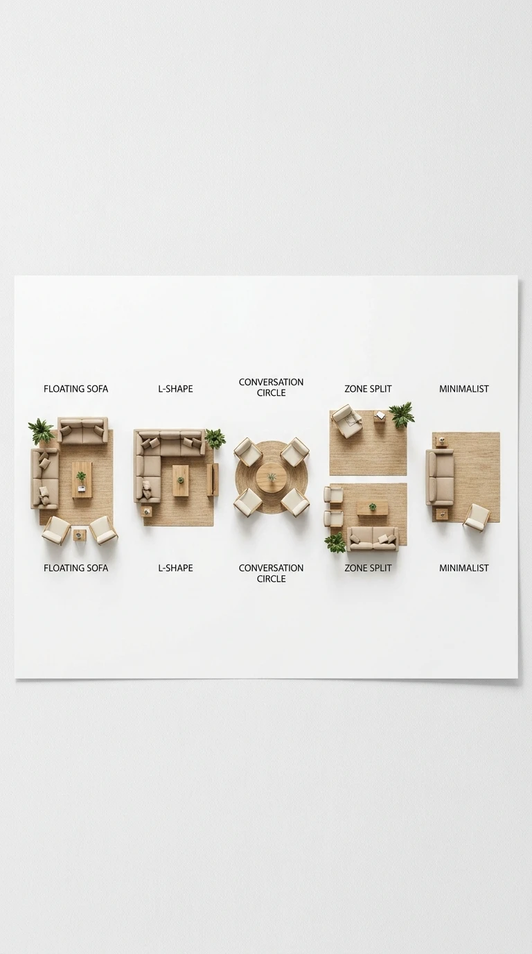 arrange furniture in a small living room 5