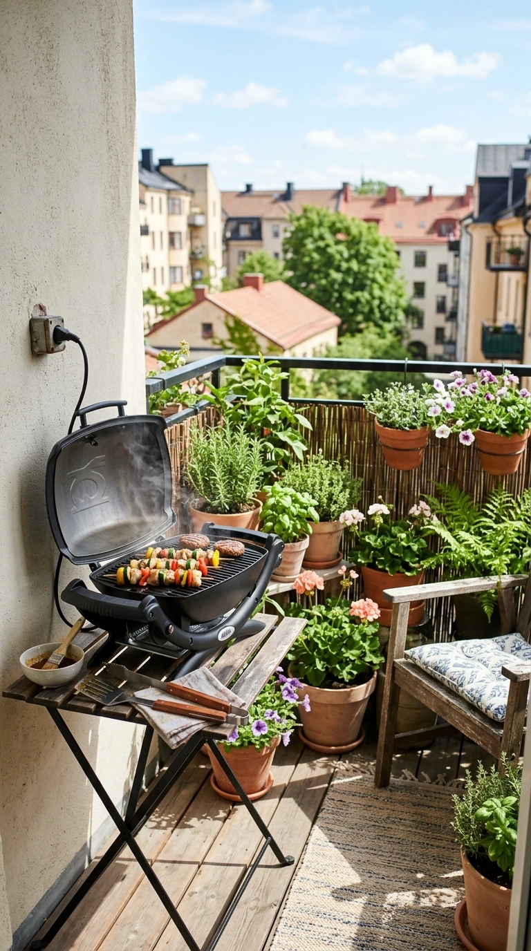 balcony decorating ideas small apartment 19