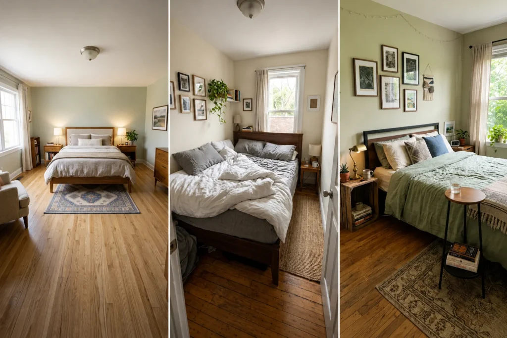 bedroom decorating mistakes unfinished