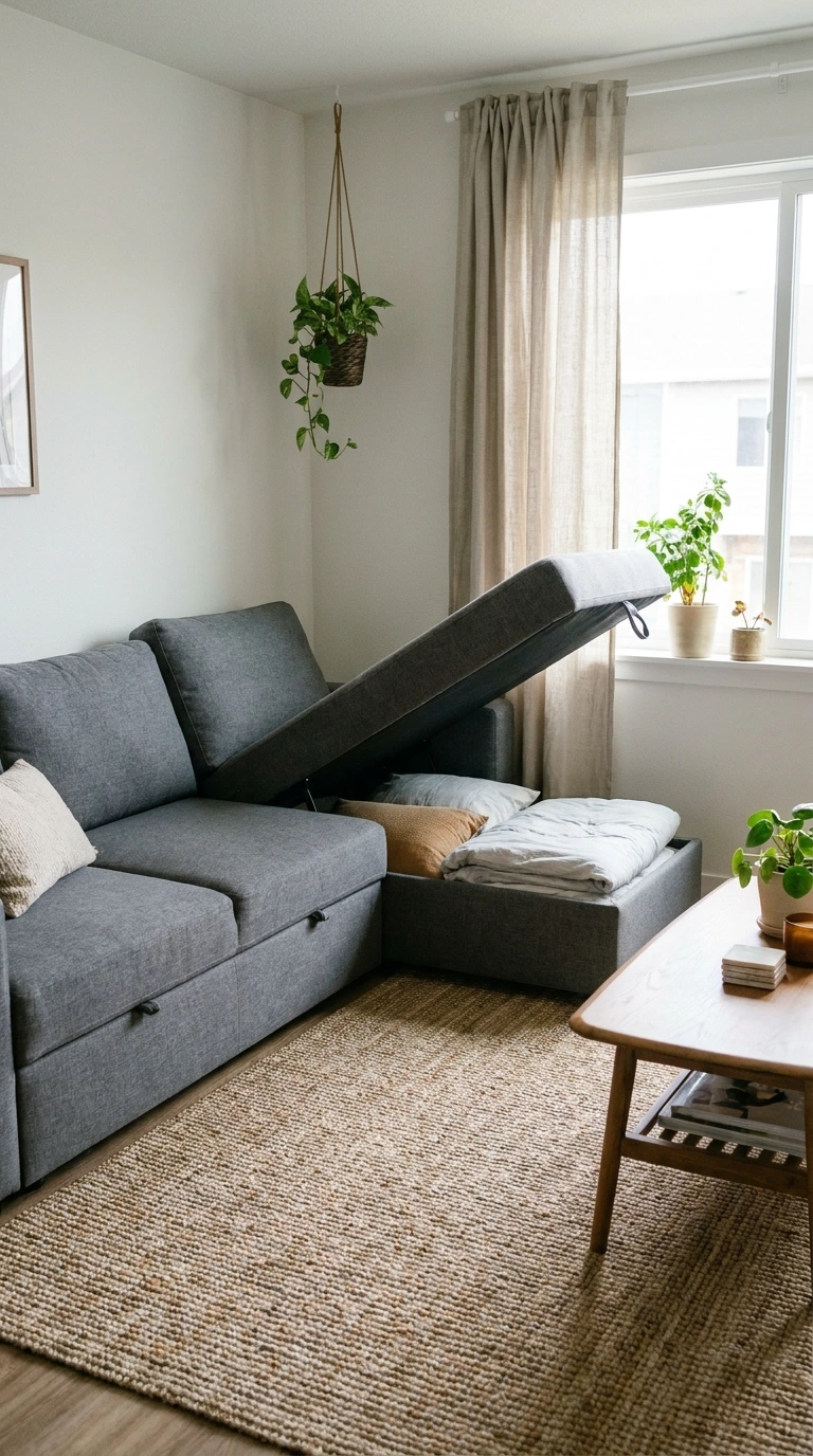 best multifunctional furniture studio apartment 2