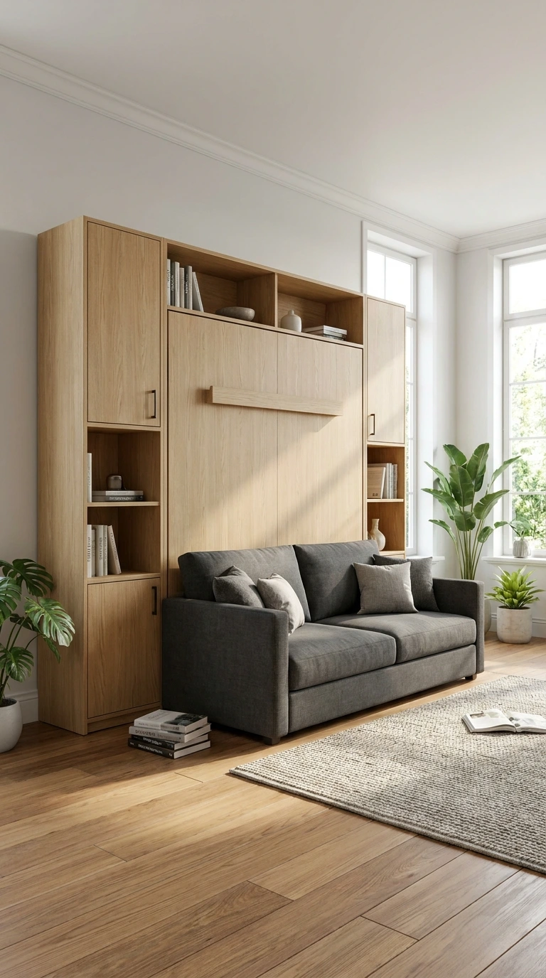 best multifunctional furniture studio apartment 22