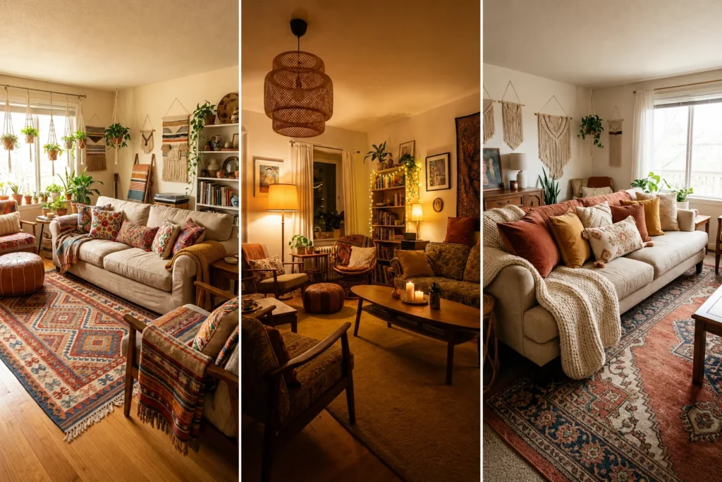 bohemian living room ideas