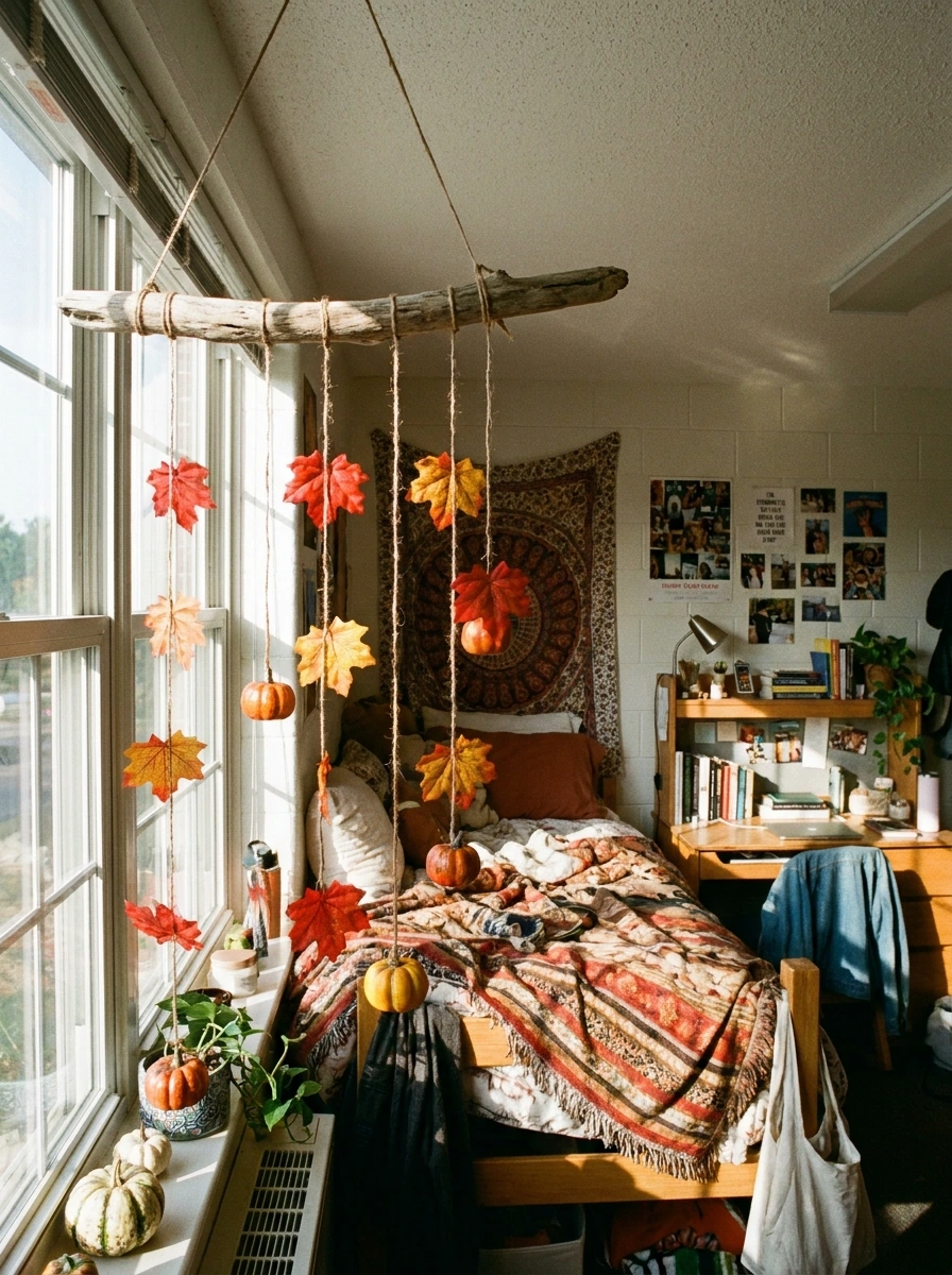 cheap fall room decor diy college dorm 1