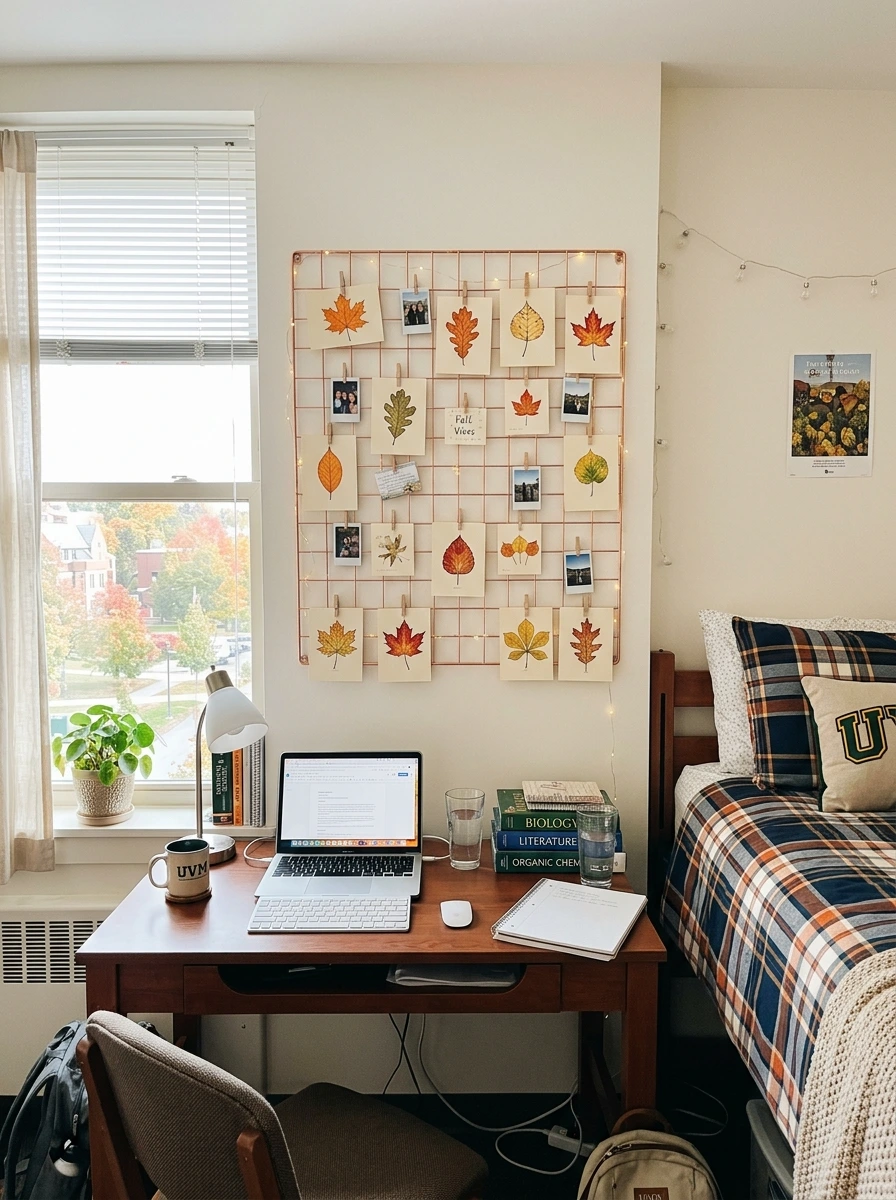 cheap fall room decor diy college dorm 16