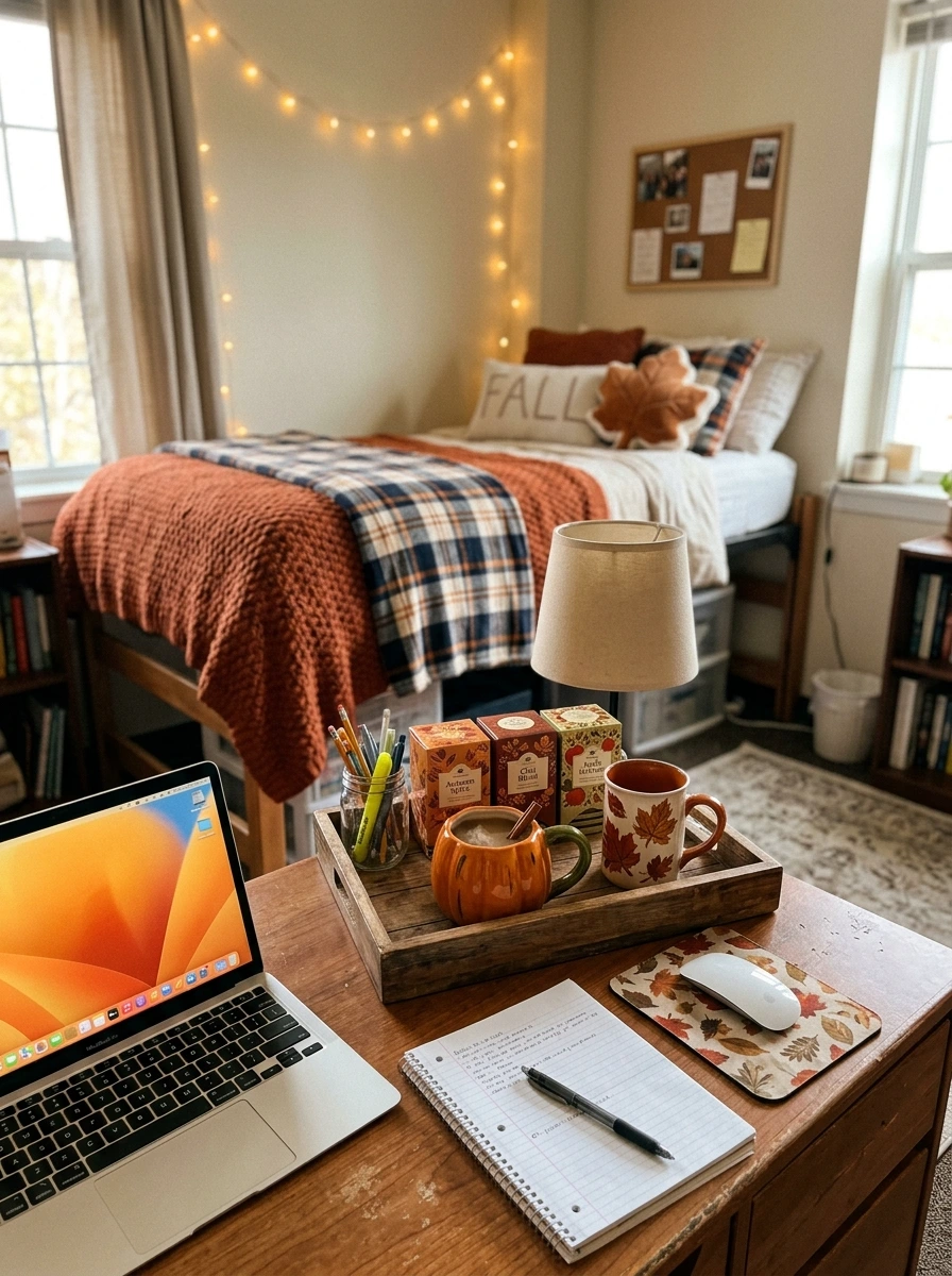 cheap fall room decor diy college dorm 18
