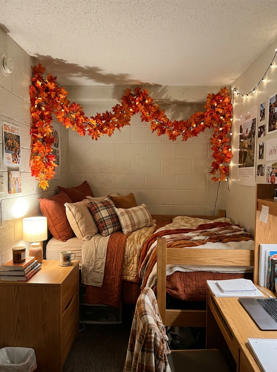 cheap fall room decor diy college dorm 3