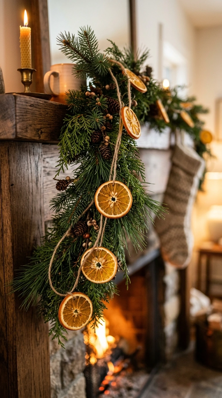 christmas mantel decor ideas elegant 15