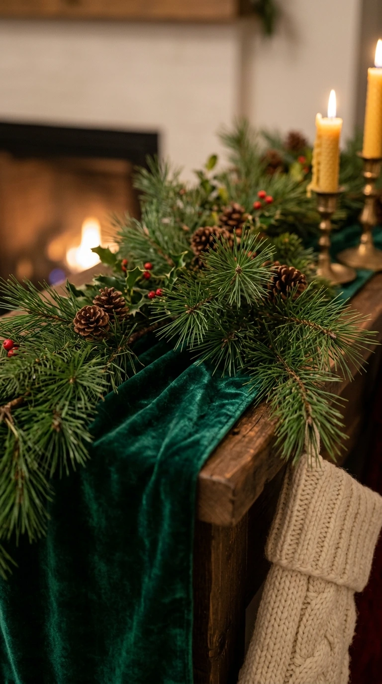 christmas mantel decor ideas elegant 20