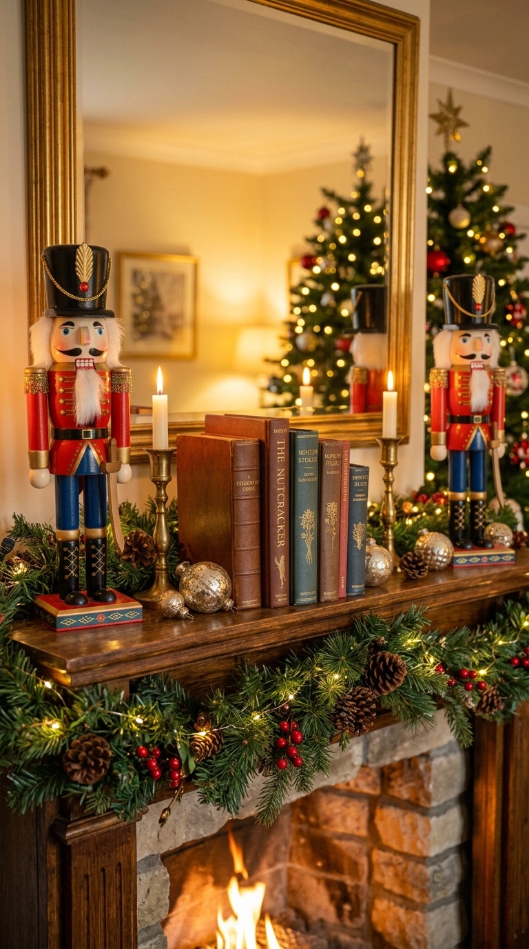 christmas mantel decor ideas elegant 21