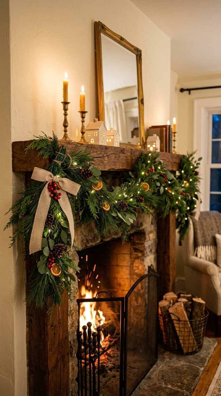 cozy christmas living room on a budget 3