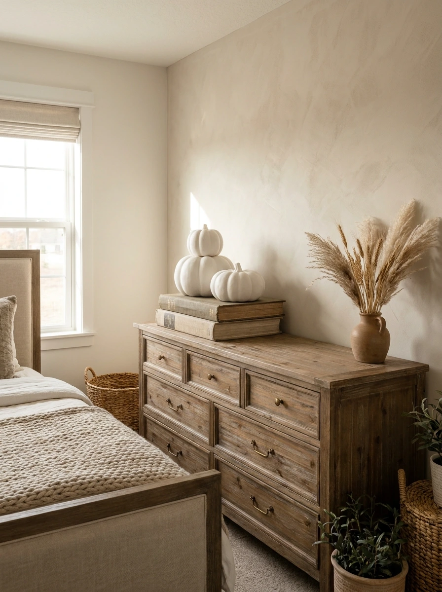 cozy fall bedroom decor ideas 11