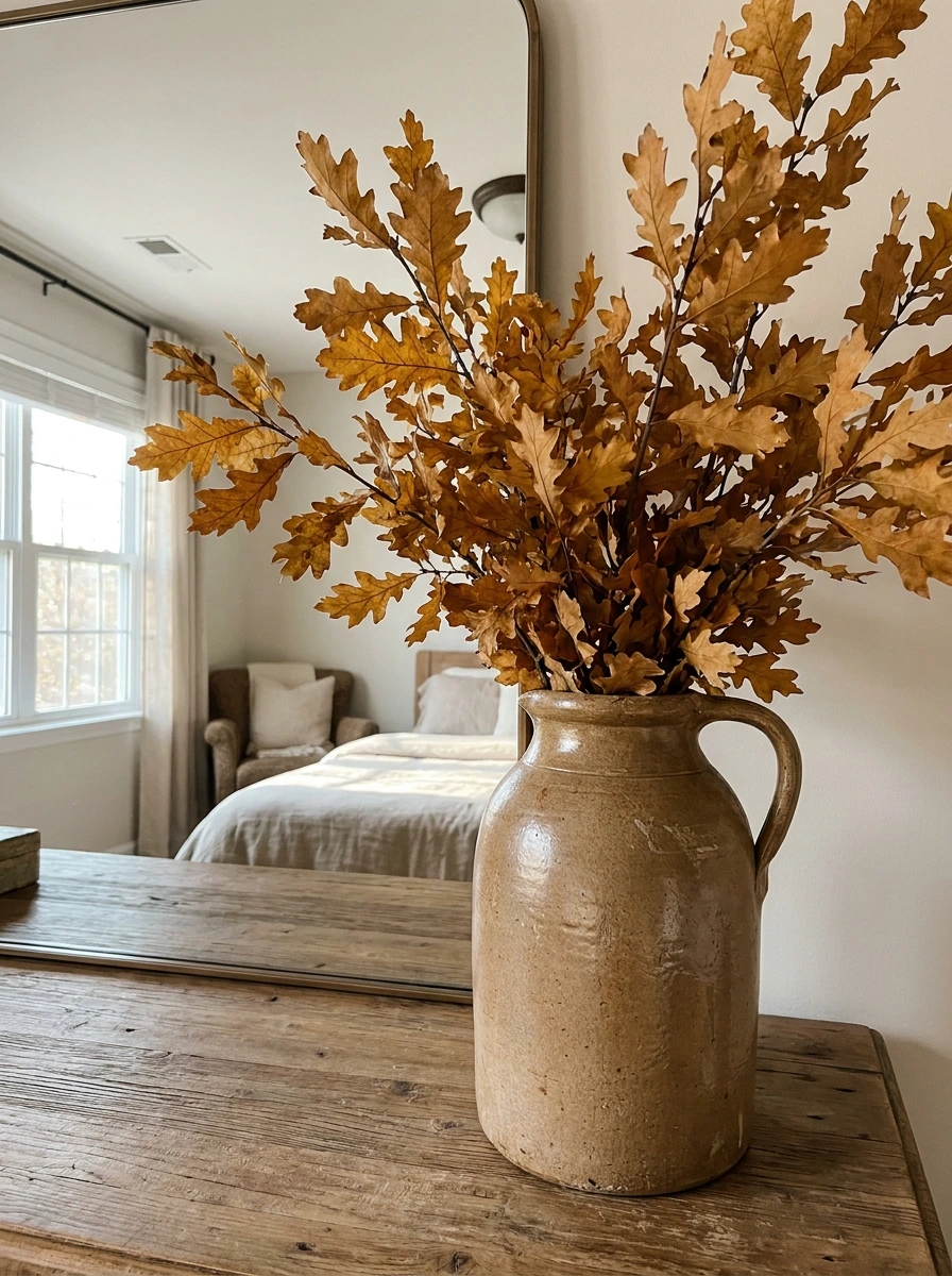 cozy fall bedroom decor ideas 14