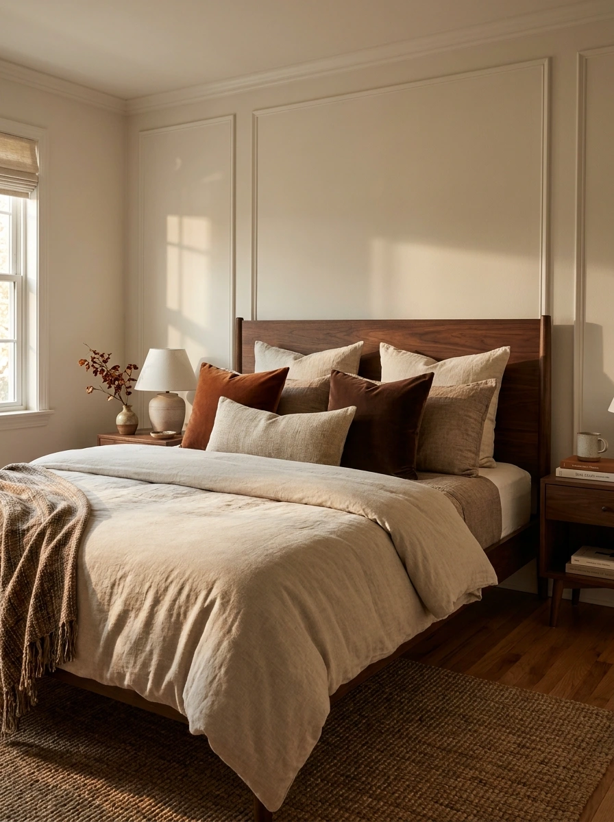 cozy fall bedroom decor ideas 2