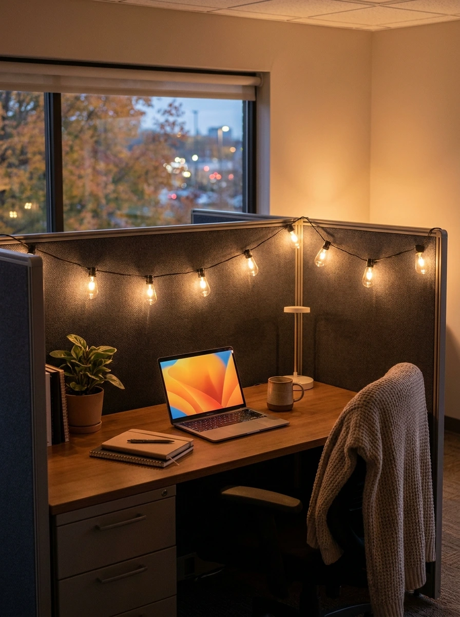 cute fall desk decor aesthetic office 3