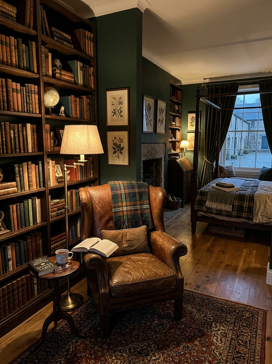 dark academia fall room decor aesthetic 10