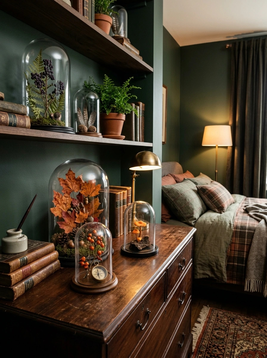 dark academia fall room decor aesthetic 14