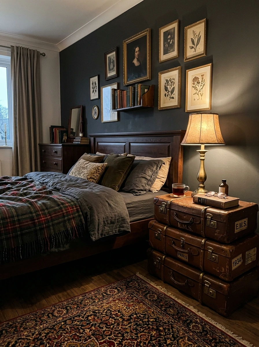 dark academia fall room decor aesthetic 18