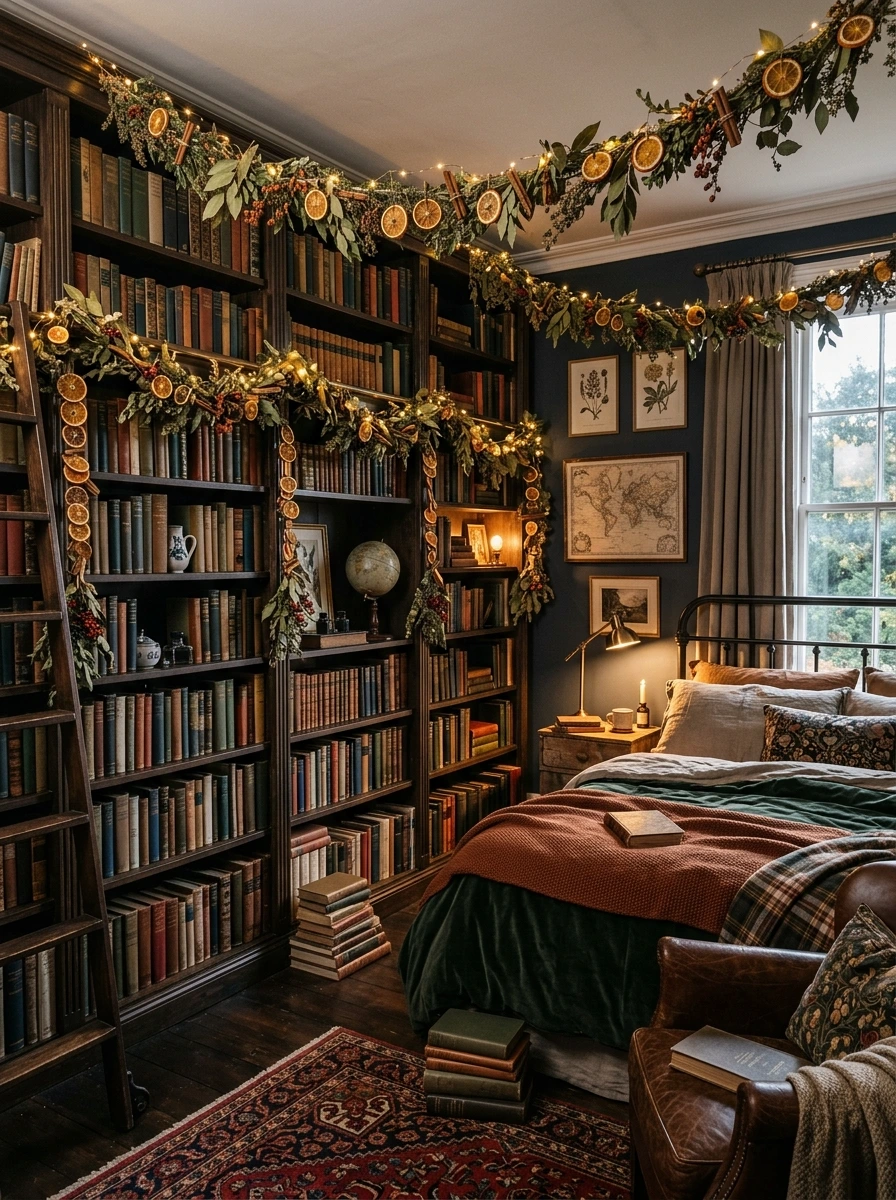 dark academia fall room decor aesthetic 19