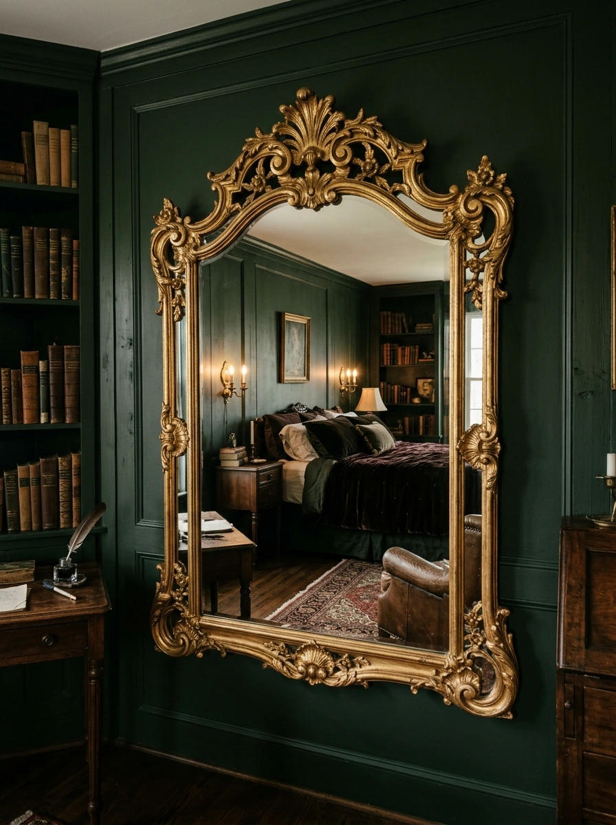 dark academia fall room decor aesthetic 8