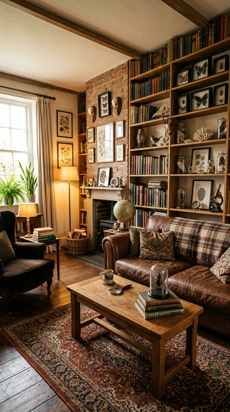 dark academia living room aesthetic 13
