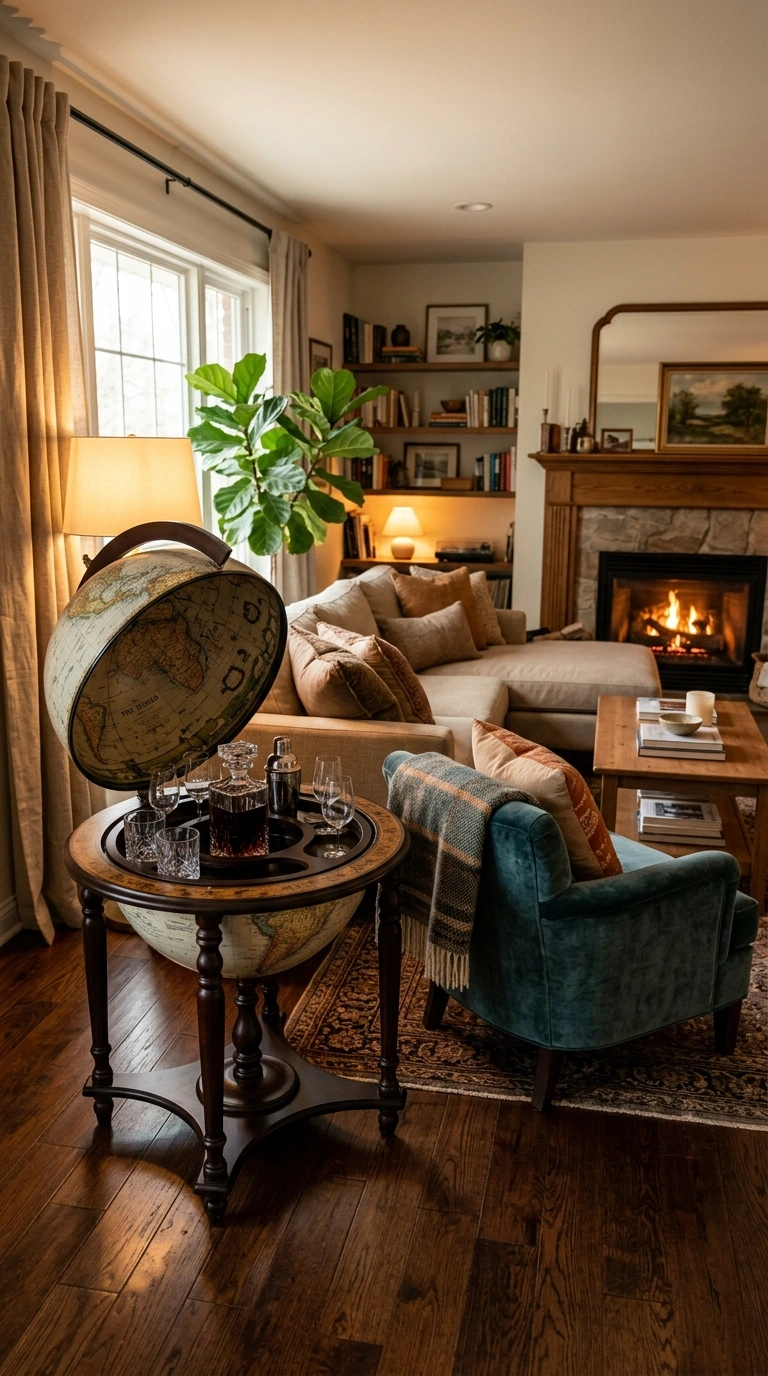 dark academia living room aesthetic 17