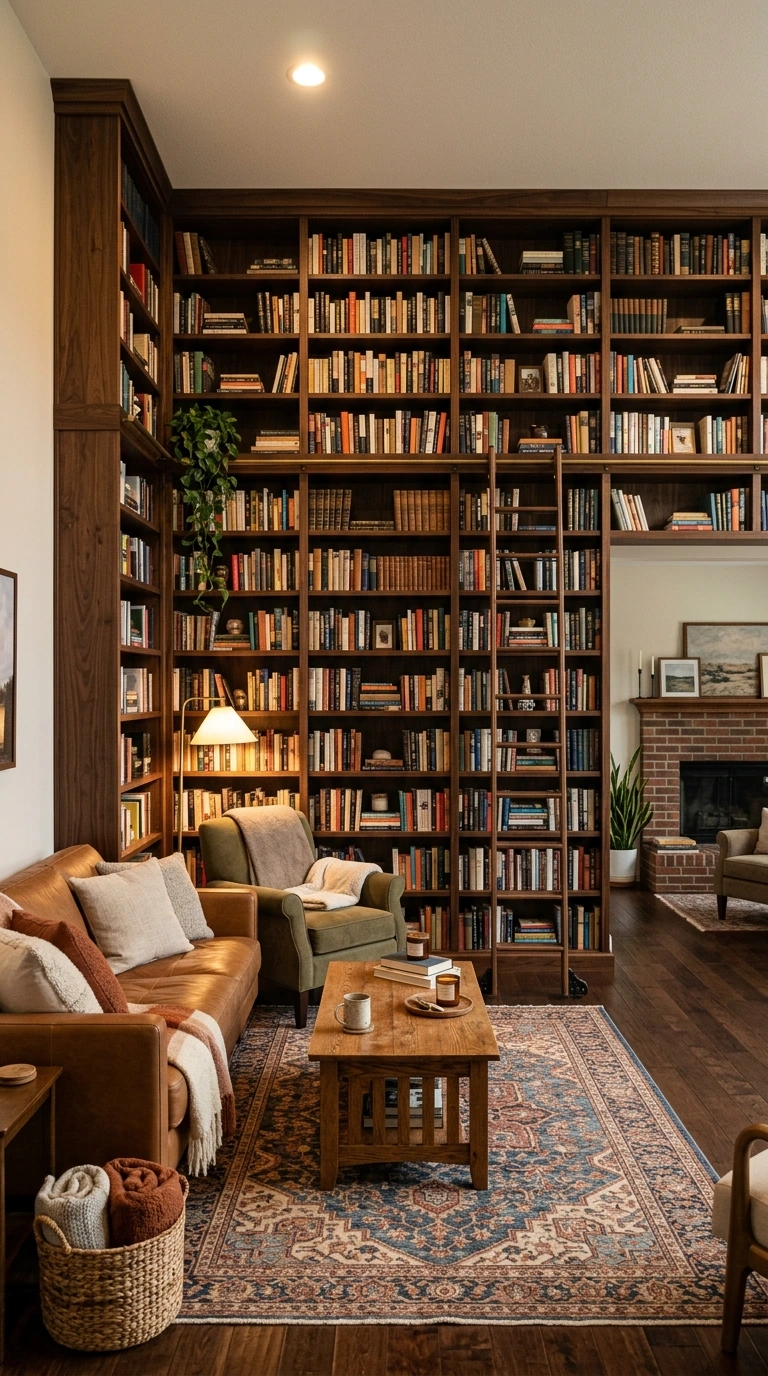 dark academia living room aesthetic 2