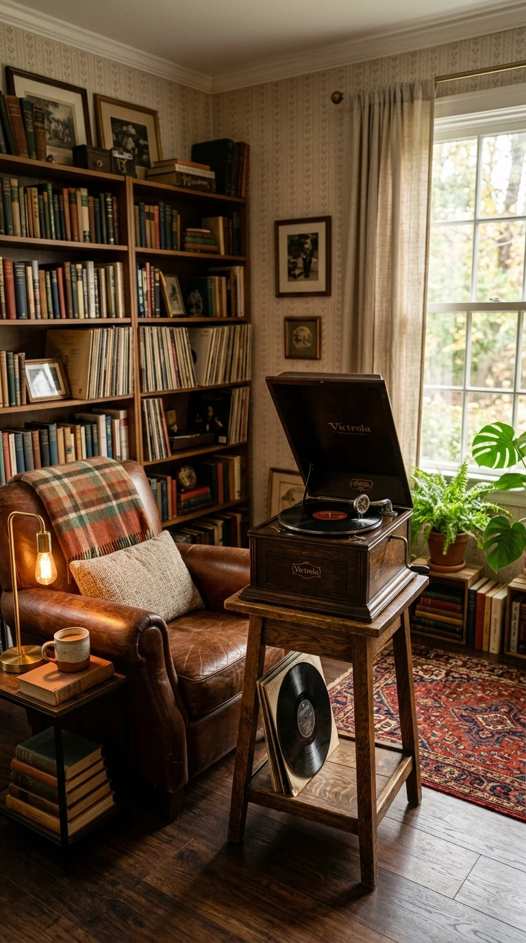 dark academia living room aesthetic 27