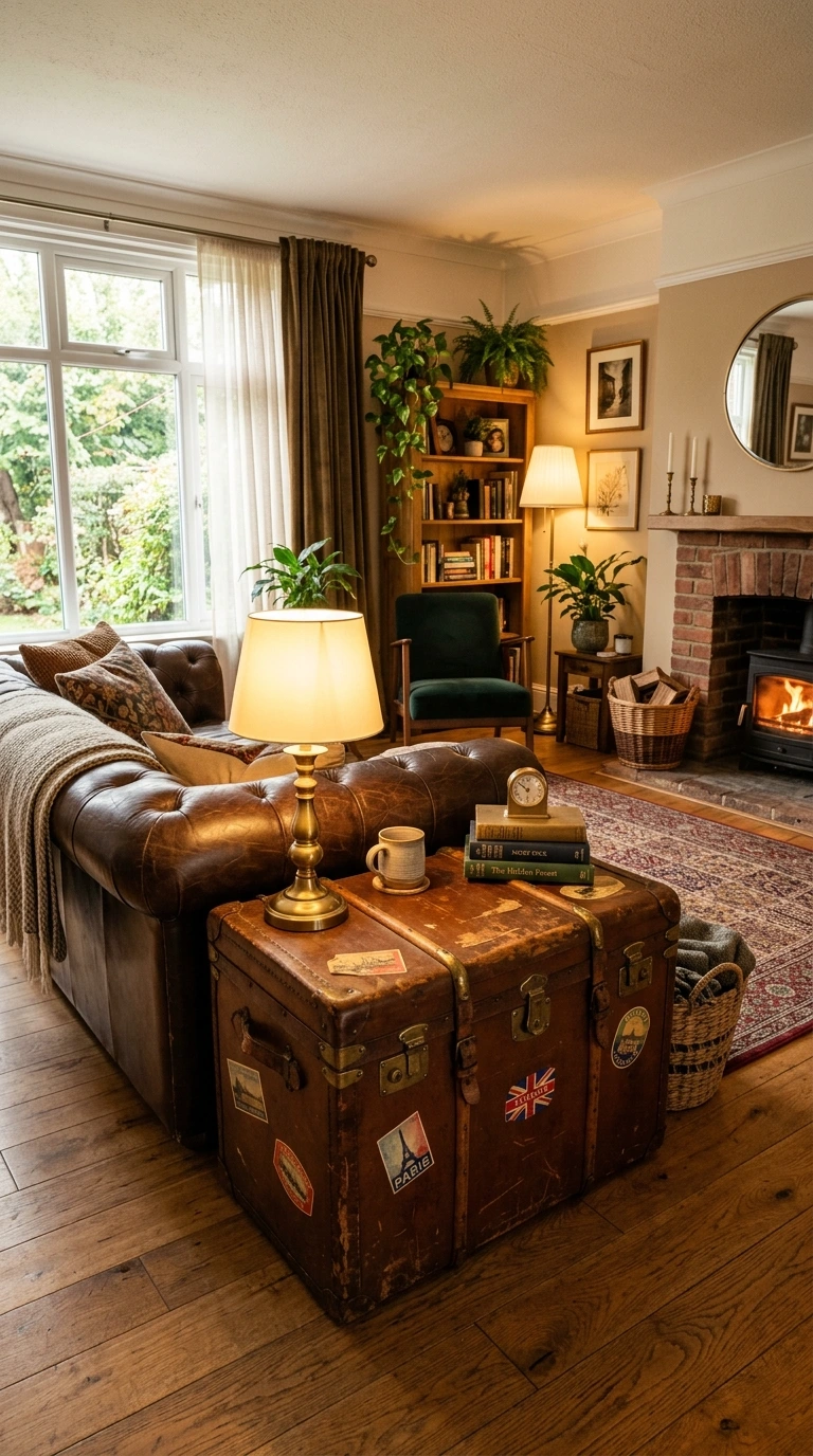 dark academia living room aesthetic 32
