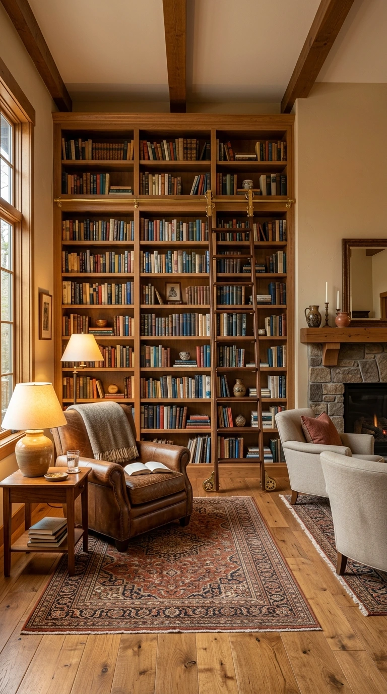 dark academia living room aesthetic 36