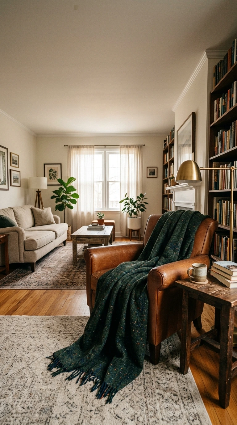 dark academia living room aesthetic 38