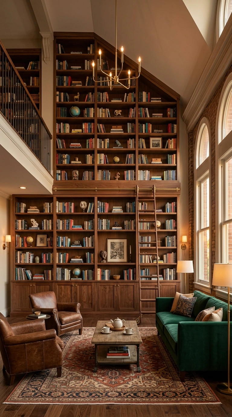 dark academia living room aesthetic 4