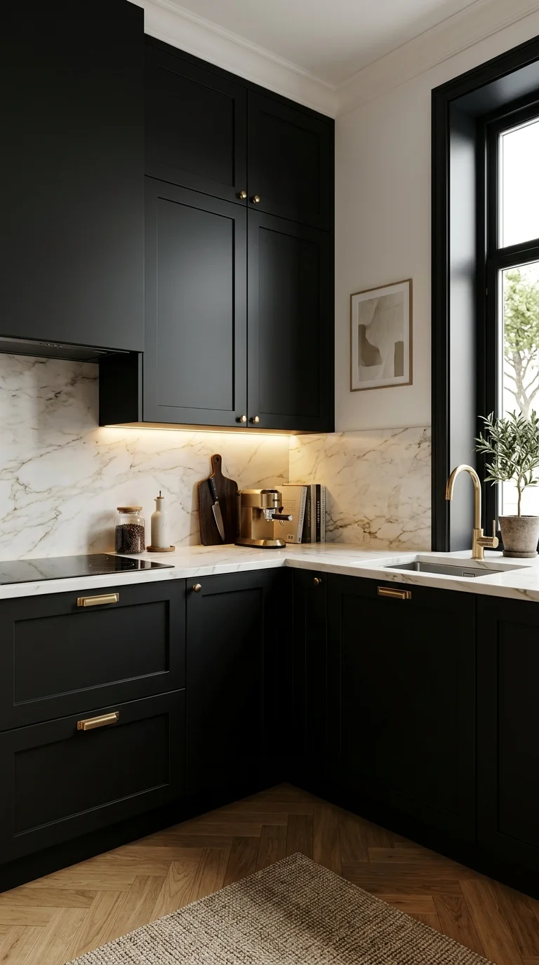 dark apartment decor ideas 12