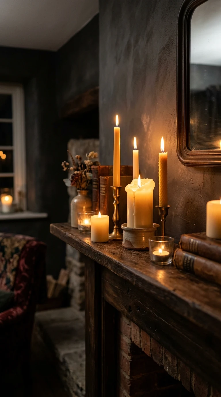 dark apartment decor ideas 14