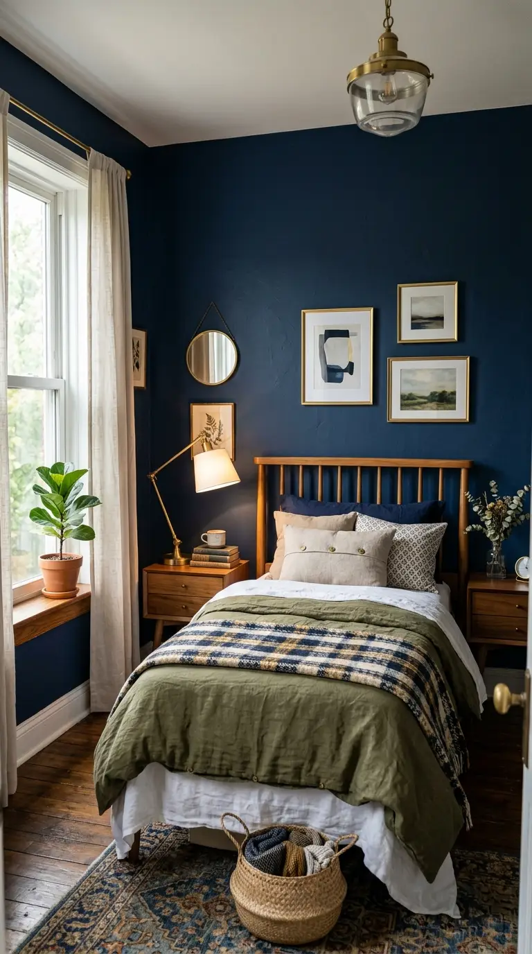 dark apartment decor ideas 15