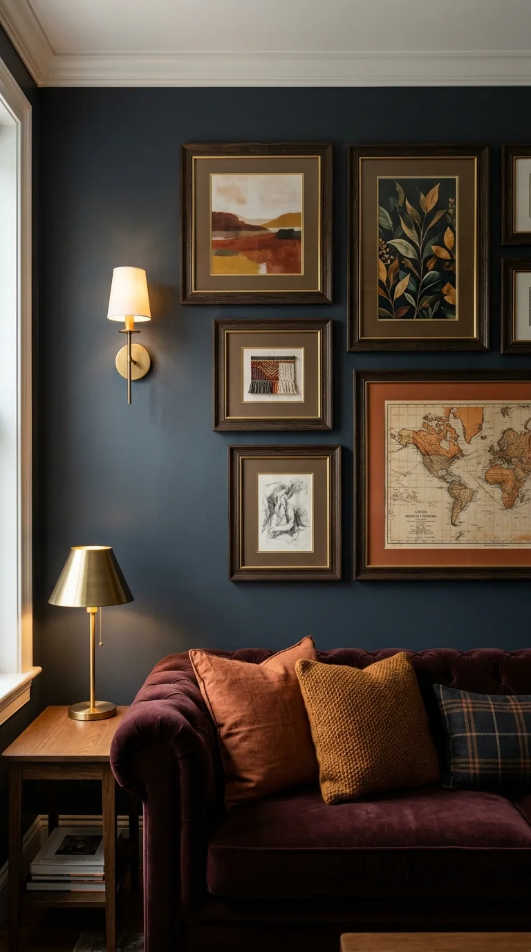 dark apartment decor ideas 17