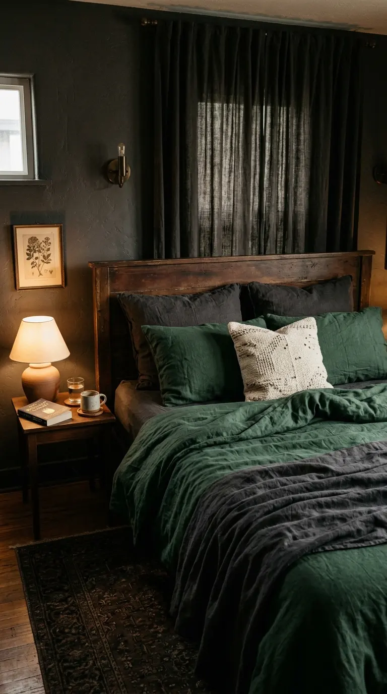 dark apartment decor ideas 18