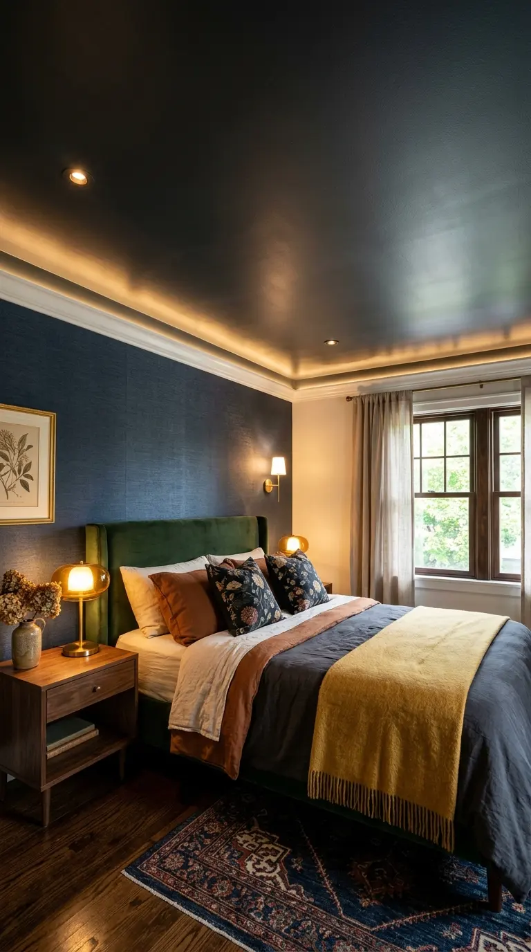 dark apartment decor ideas 21