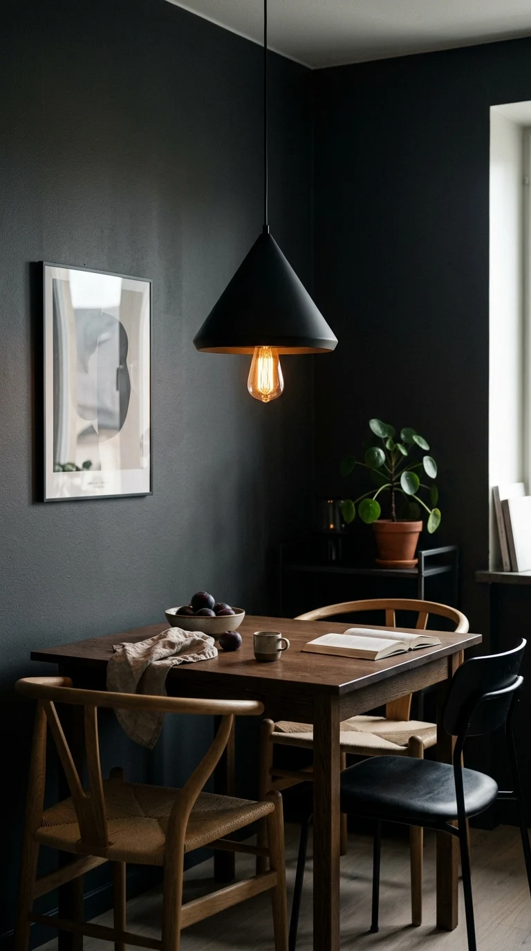 dark apartment decor ideas 6