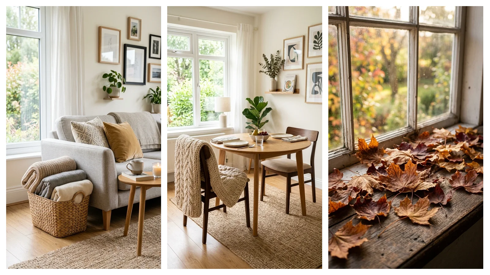 fall apartment decor ideas for small spaces